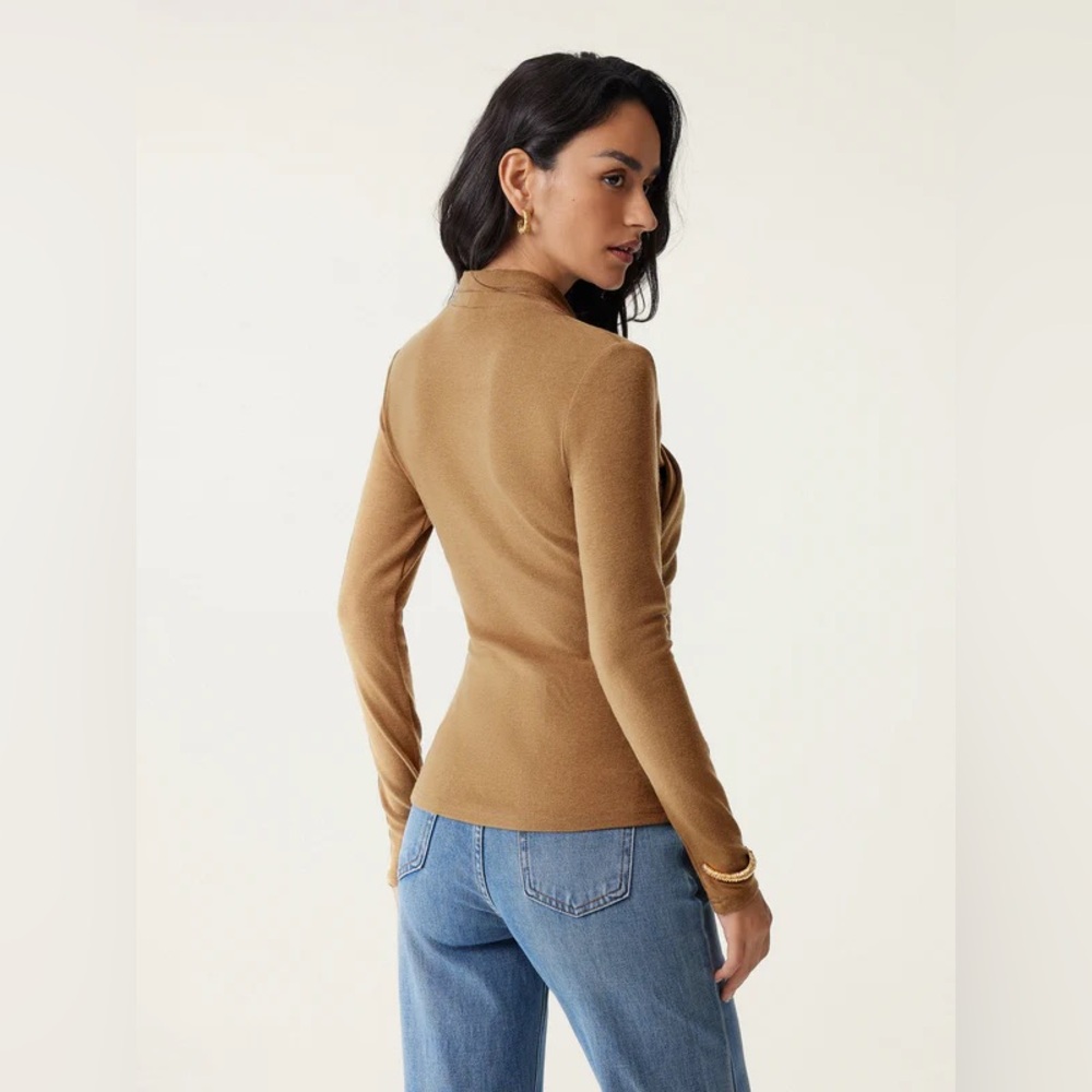 New OGL Surplice Long Sleeve Top Size Large - Picture 7 of 11